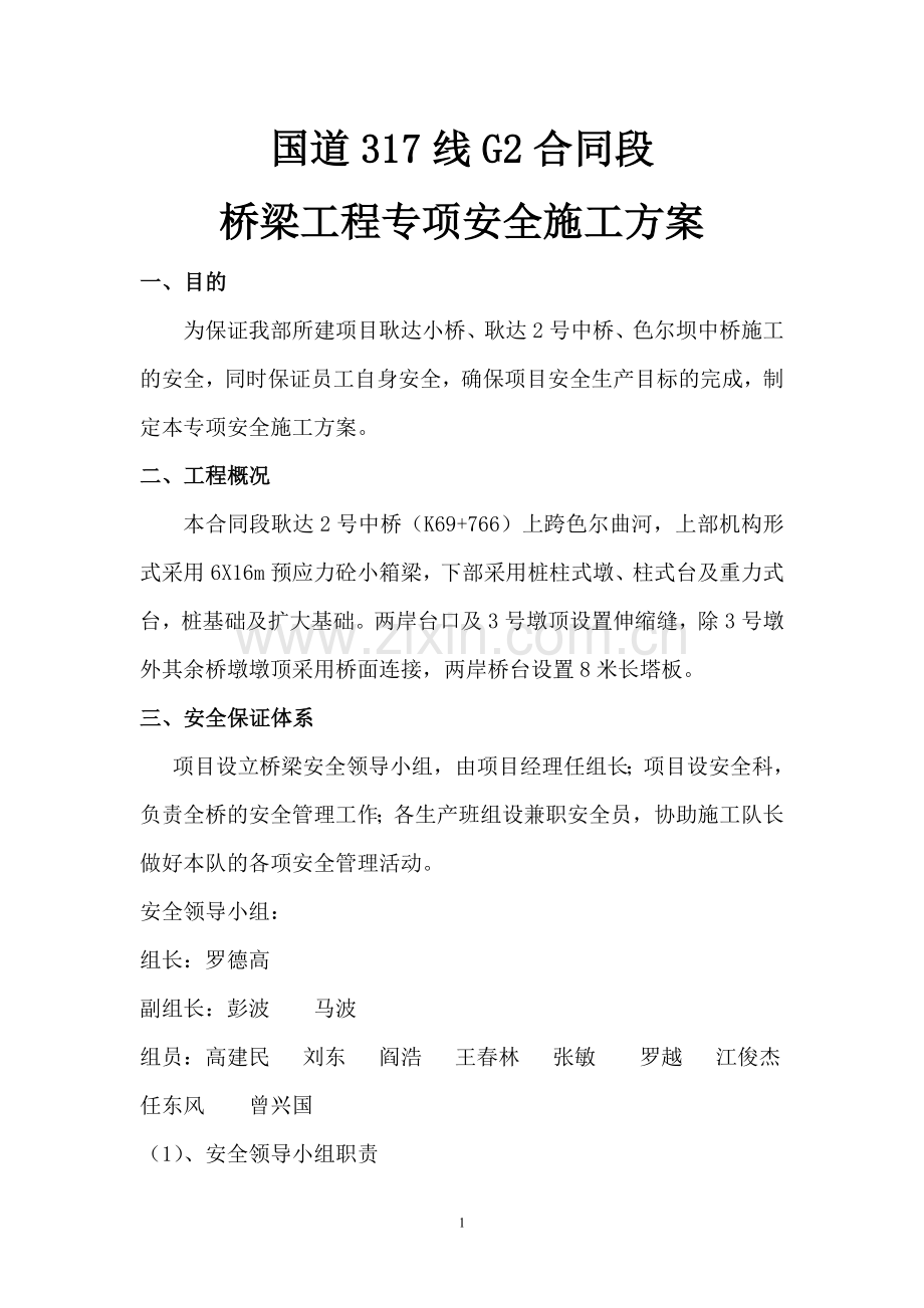 桥梁专项安全施工方案.doc_第1页