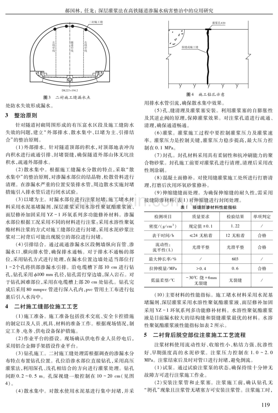 深层灌浆法在高铁隧道渗漏水病害整治中的应用研究.pdf_第2页