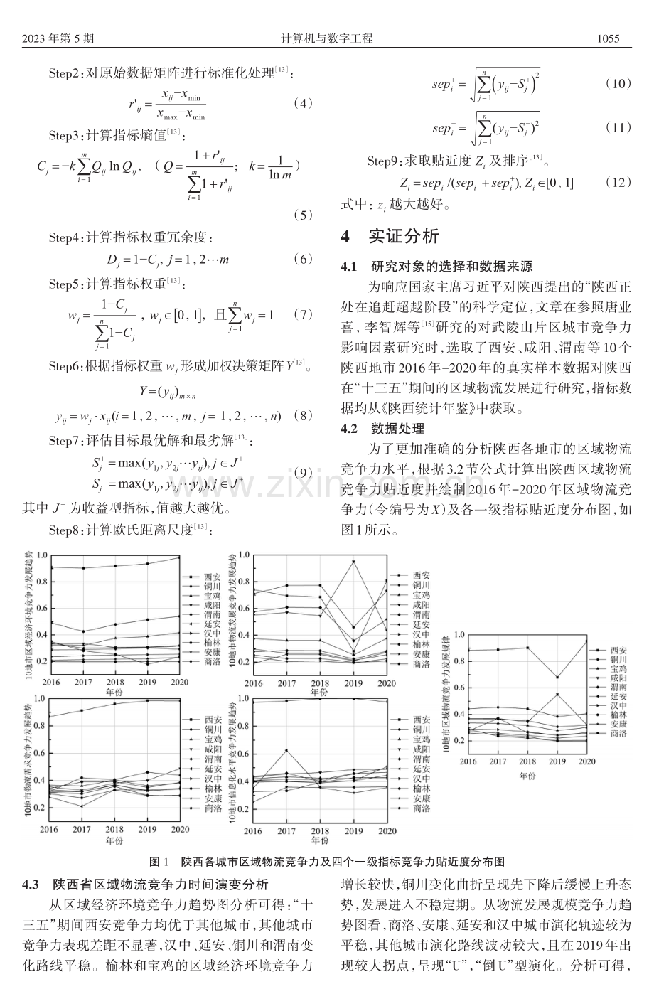 陕西区域物流竞争力时空演变及仿真预测.pdf_第3页