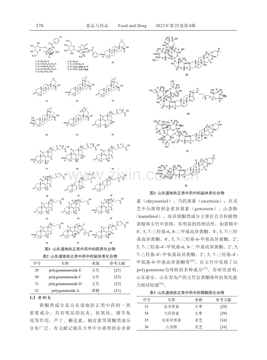 山东道地扶正类中药化学成分和药理作用研究进展.pdf_第3页