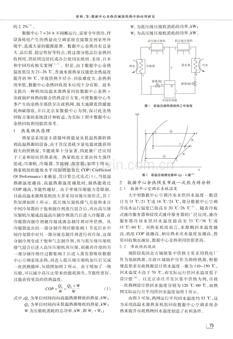 数据中心余热在城镇供热中的应用研究.pdf_第2页