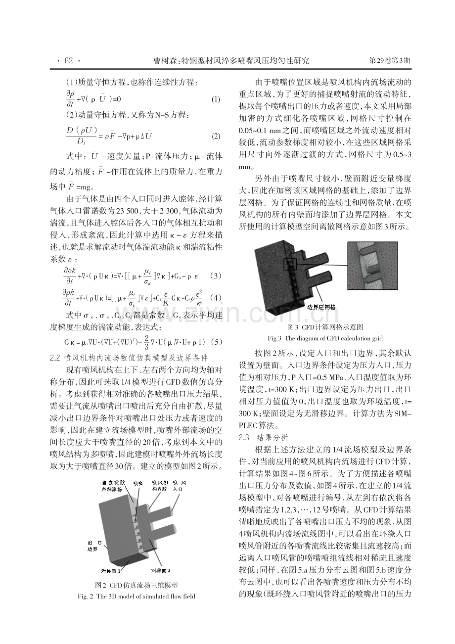 特钢型材风淬多喷嘴风压均匀性研究.pdf_第3页