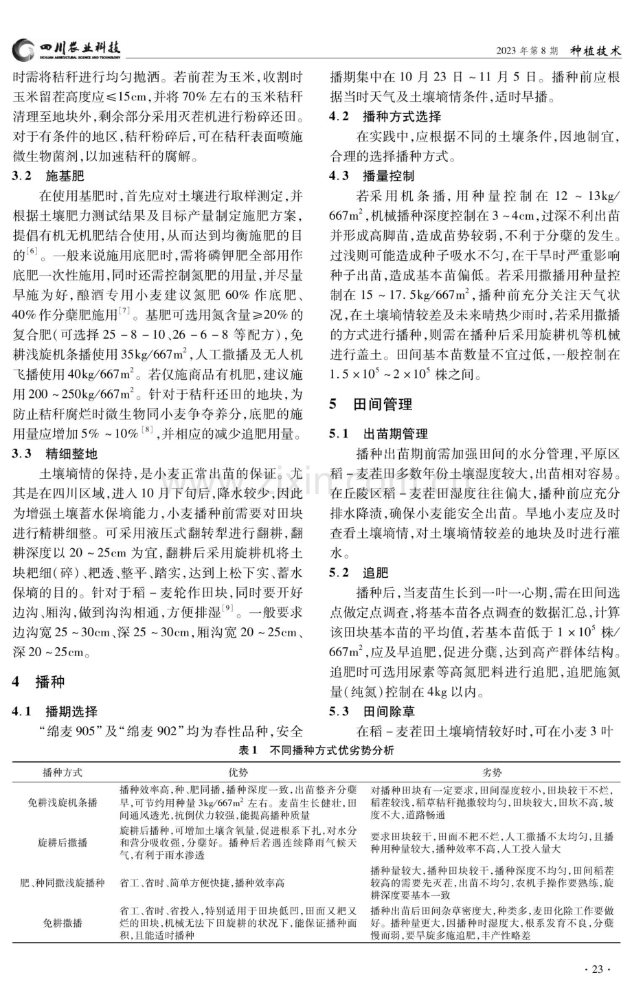 四川酿酒专用小麦优质高产栽培技术.pdf_第2页