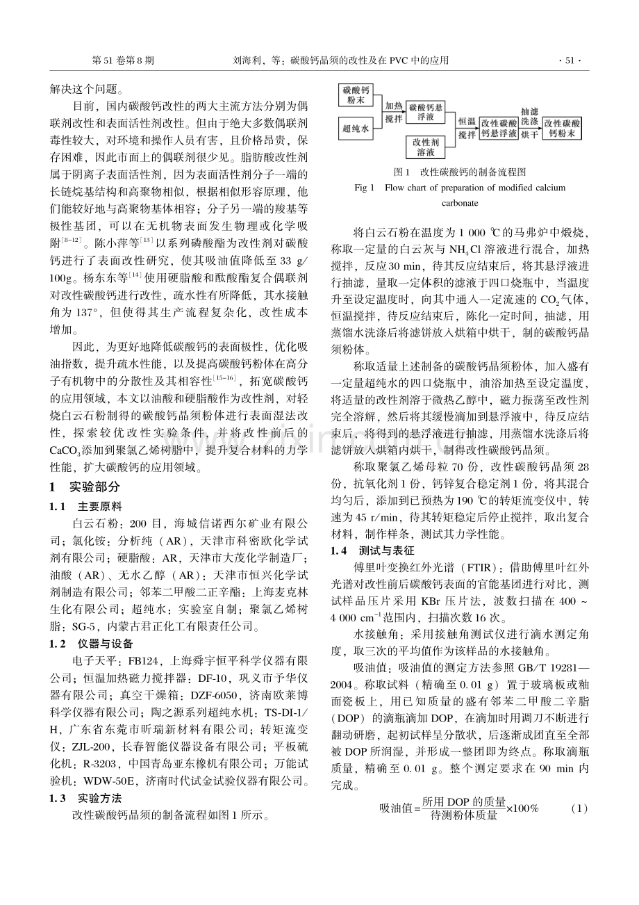 碳酸钙晶须的改性及在PVC中的应用.pdf_第2页