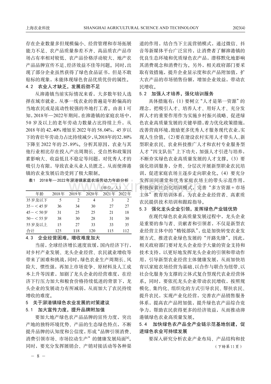 松江区泖港镇绿色农业高质量发展实践与对策建议.pdf_第3页
