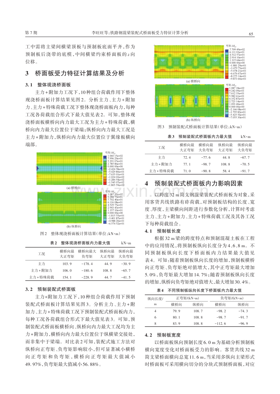 铁路钢混梁装配式桥面板受力特征计算分析.pdf_第3页