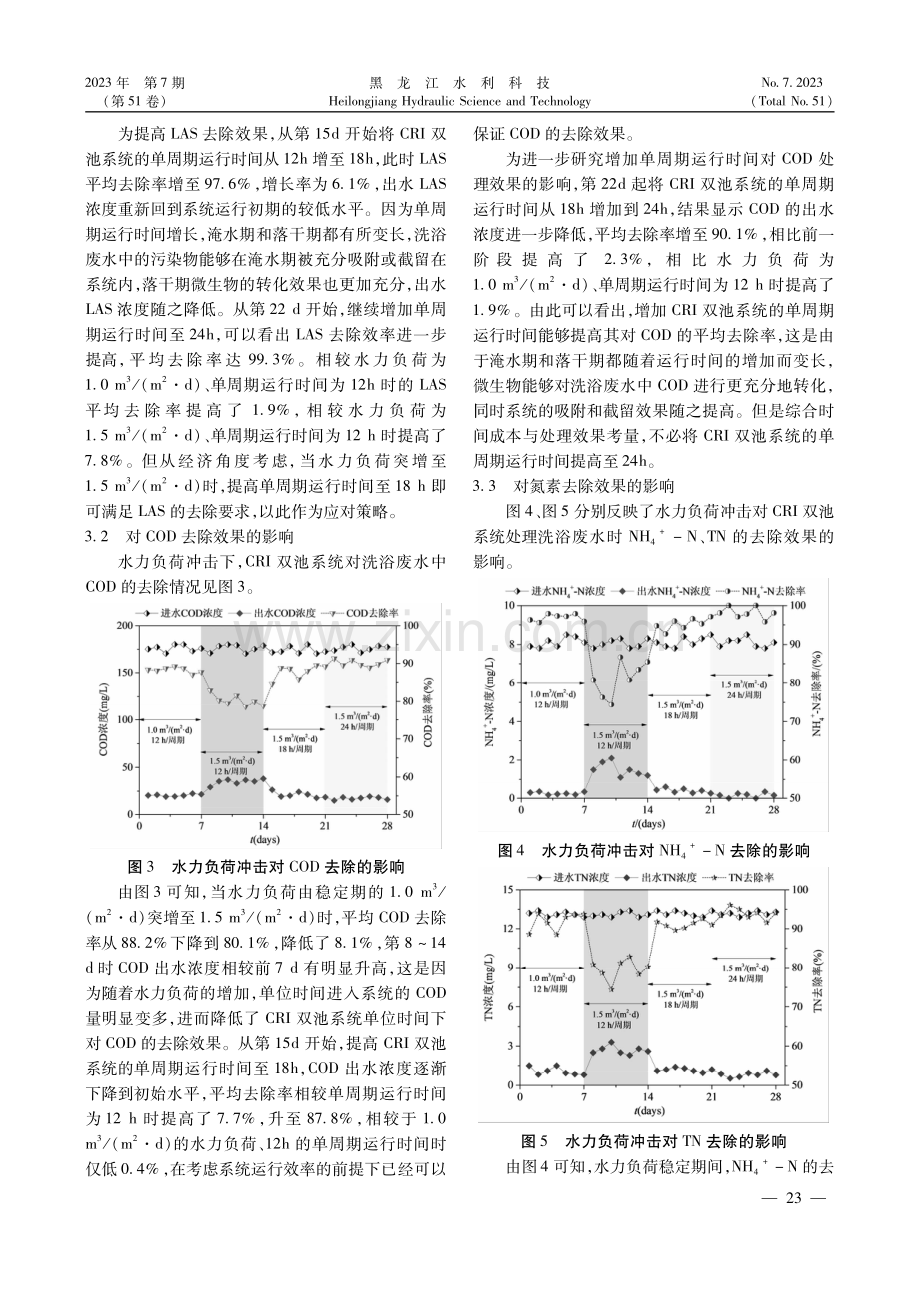 水力负荷冲击对洗浴废水处理效果的影响研究.pdf_第3页