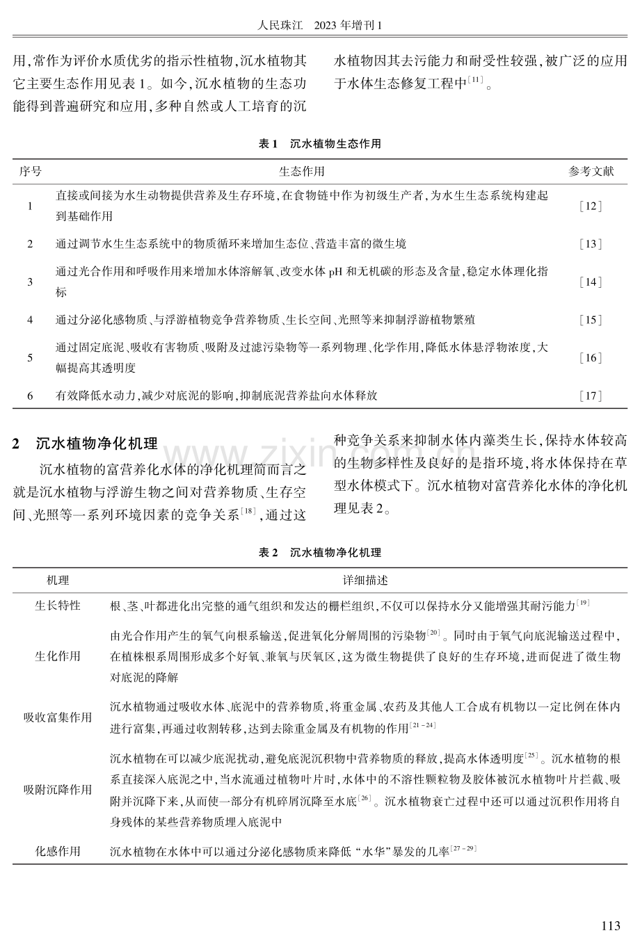 水环境治理中沉水植物应用及其研究进展.pdf_第2页