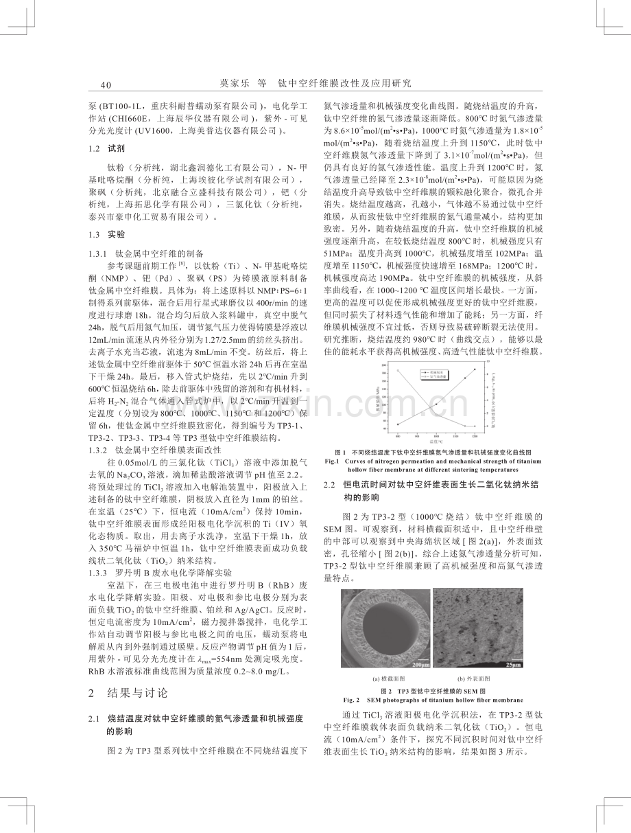 钛中空纤维膜改性及应用研究.pdf_第2页