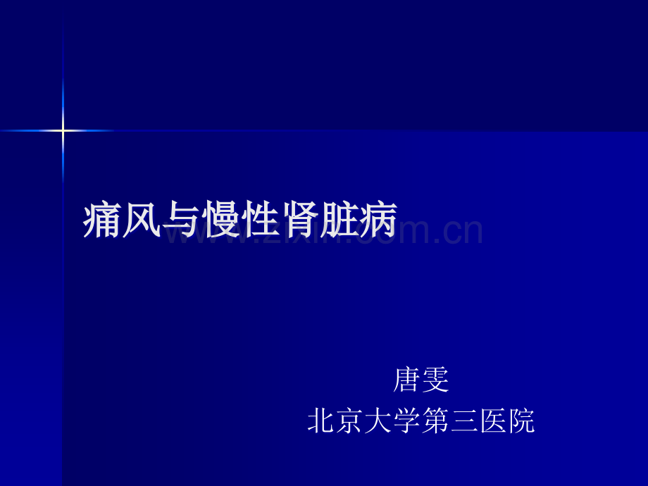 痛风和慢性肾脏病PPT课件.ppt_第1页