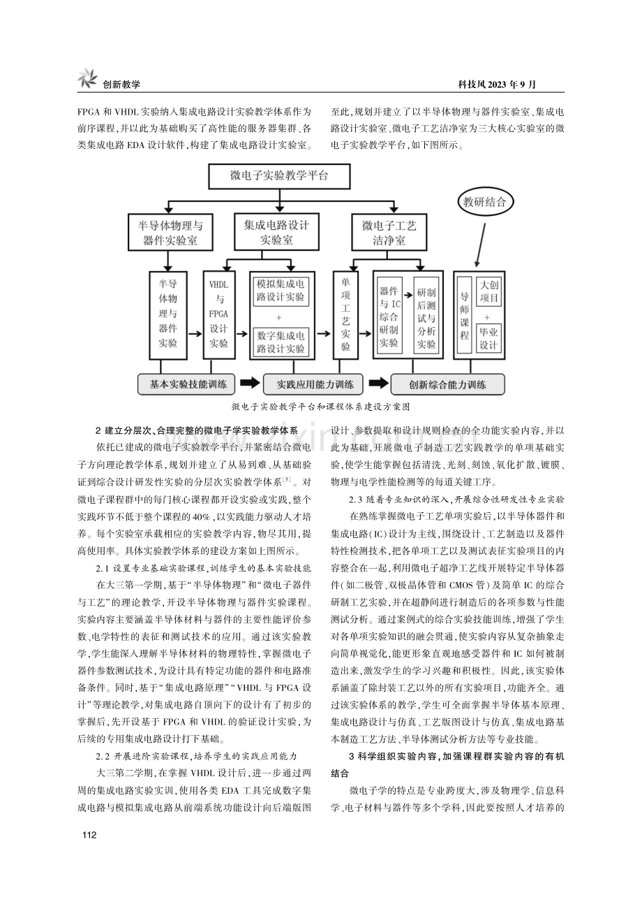 微电子实验教学平台和教学体系的构建与改革.pdf_第2页