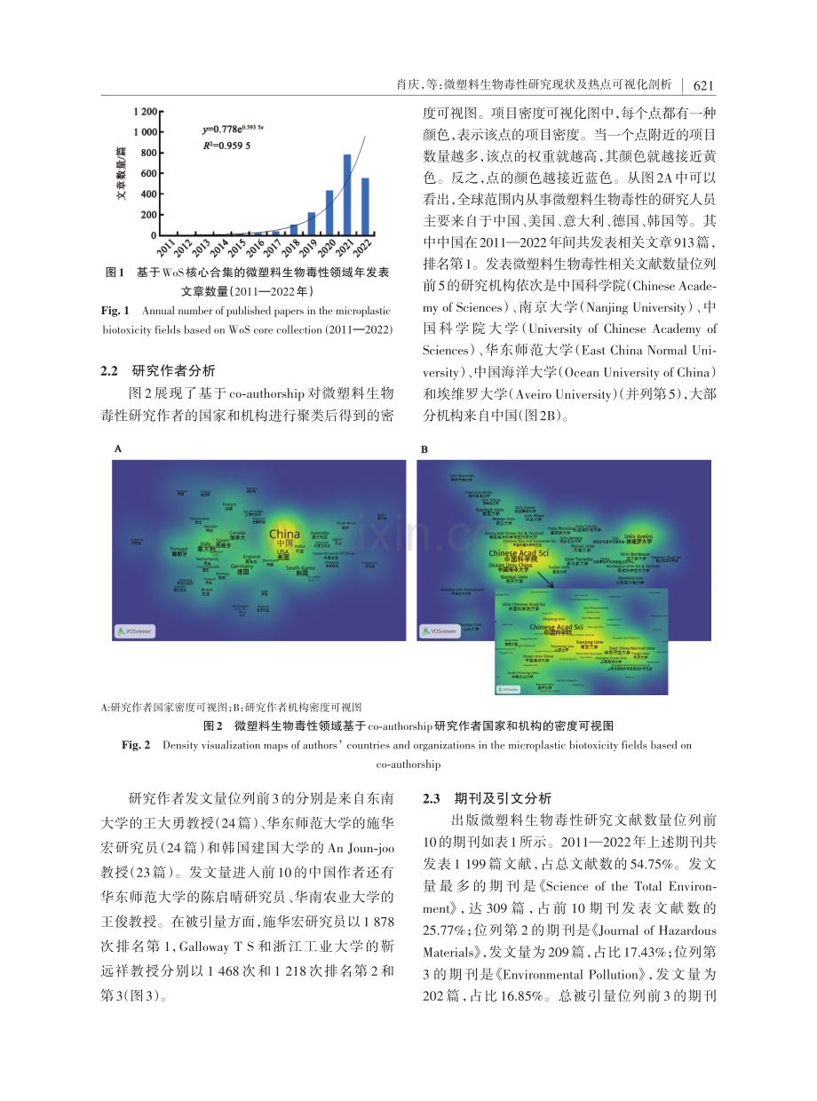 微塑料生物毒性研究现状及热点可视化剖析.pdf_第3页