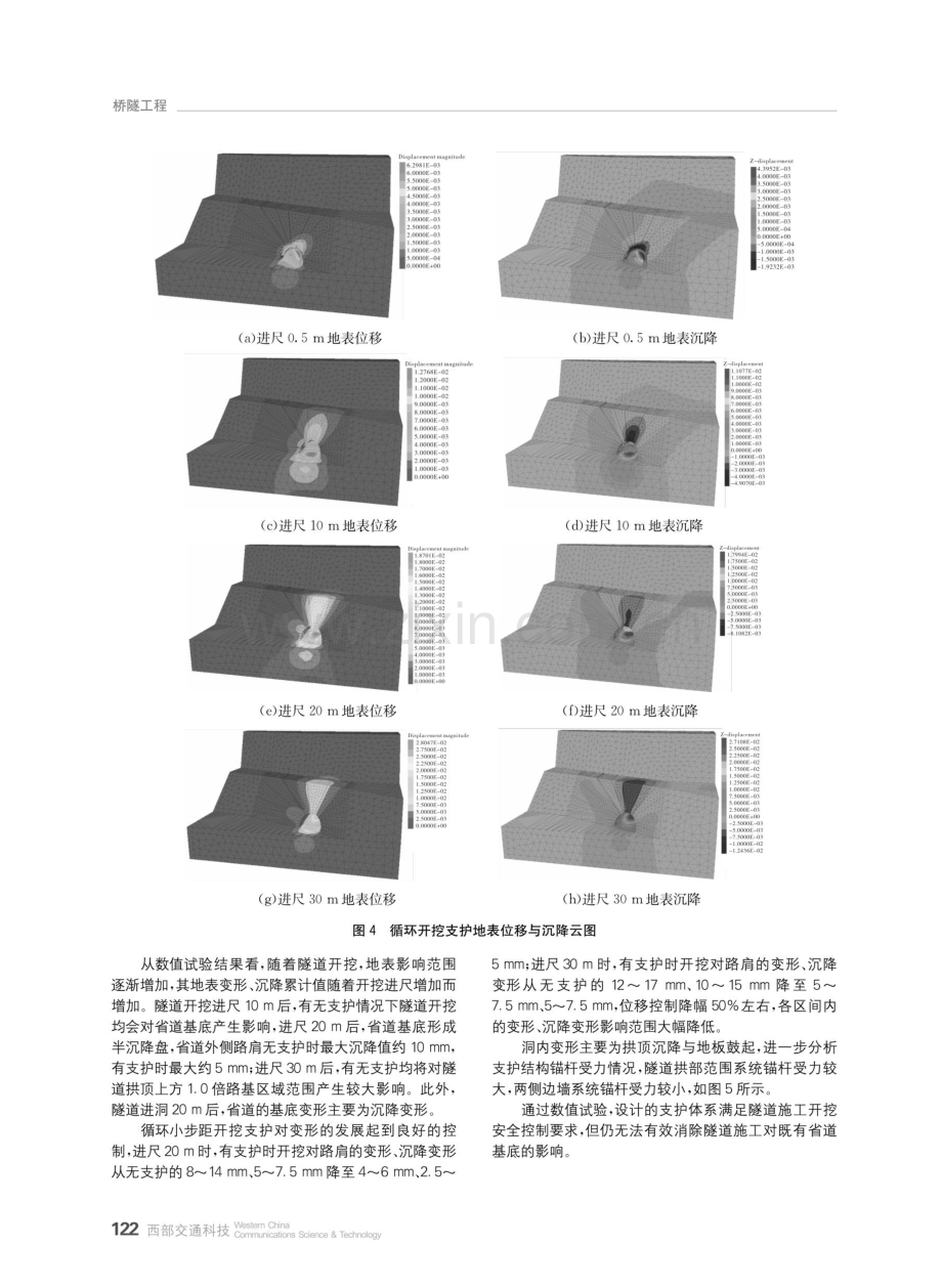 下穿省道公路隧道施工变形与控制技术研究.pdf_第3页