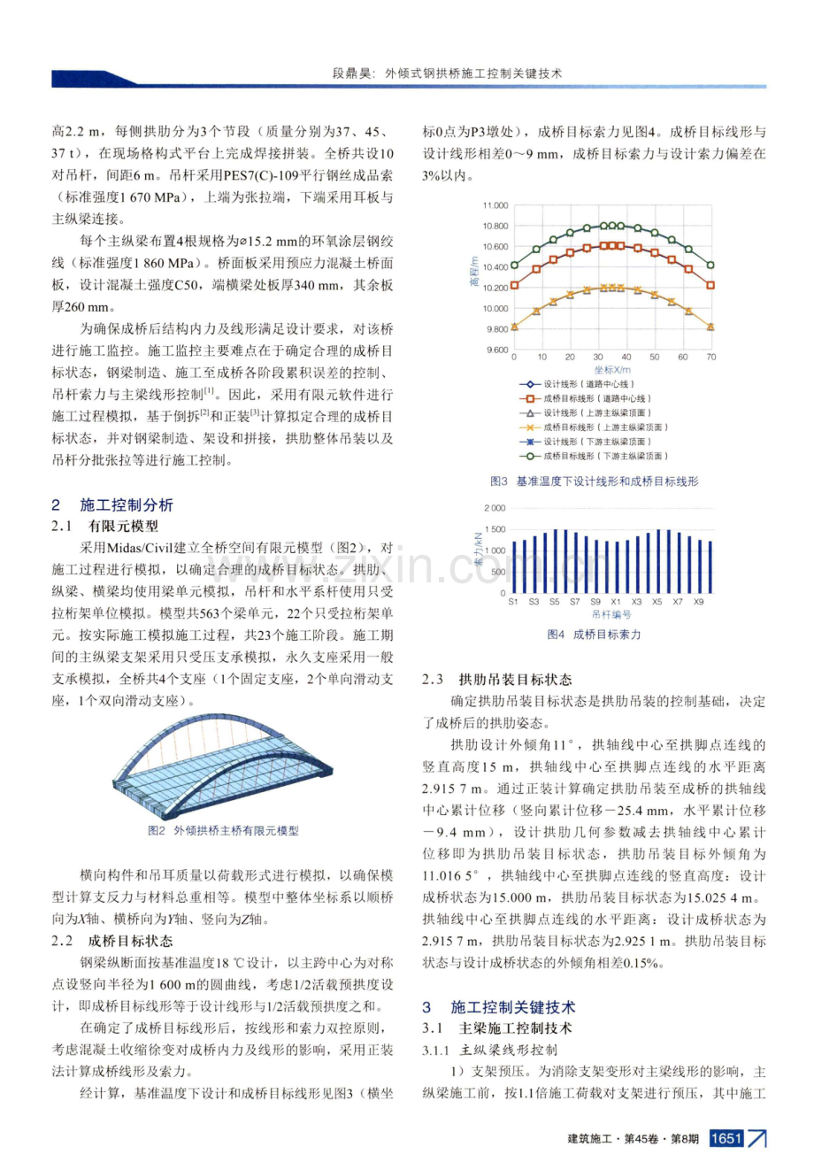 外倾式钢拱桥施工控制关键技术.pdf_第2页