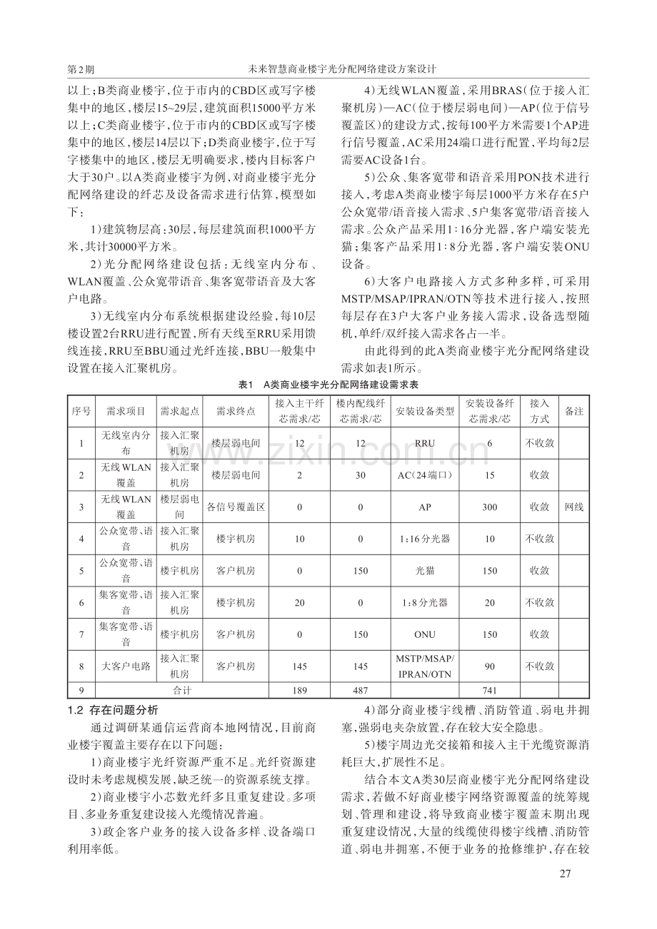 未来智慧商业楼宇光分配网络建设方案设计.pdf_第2页