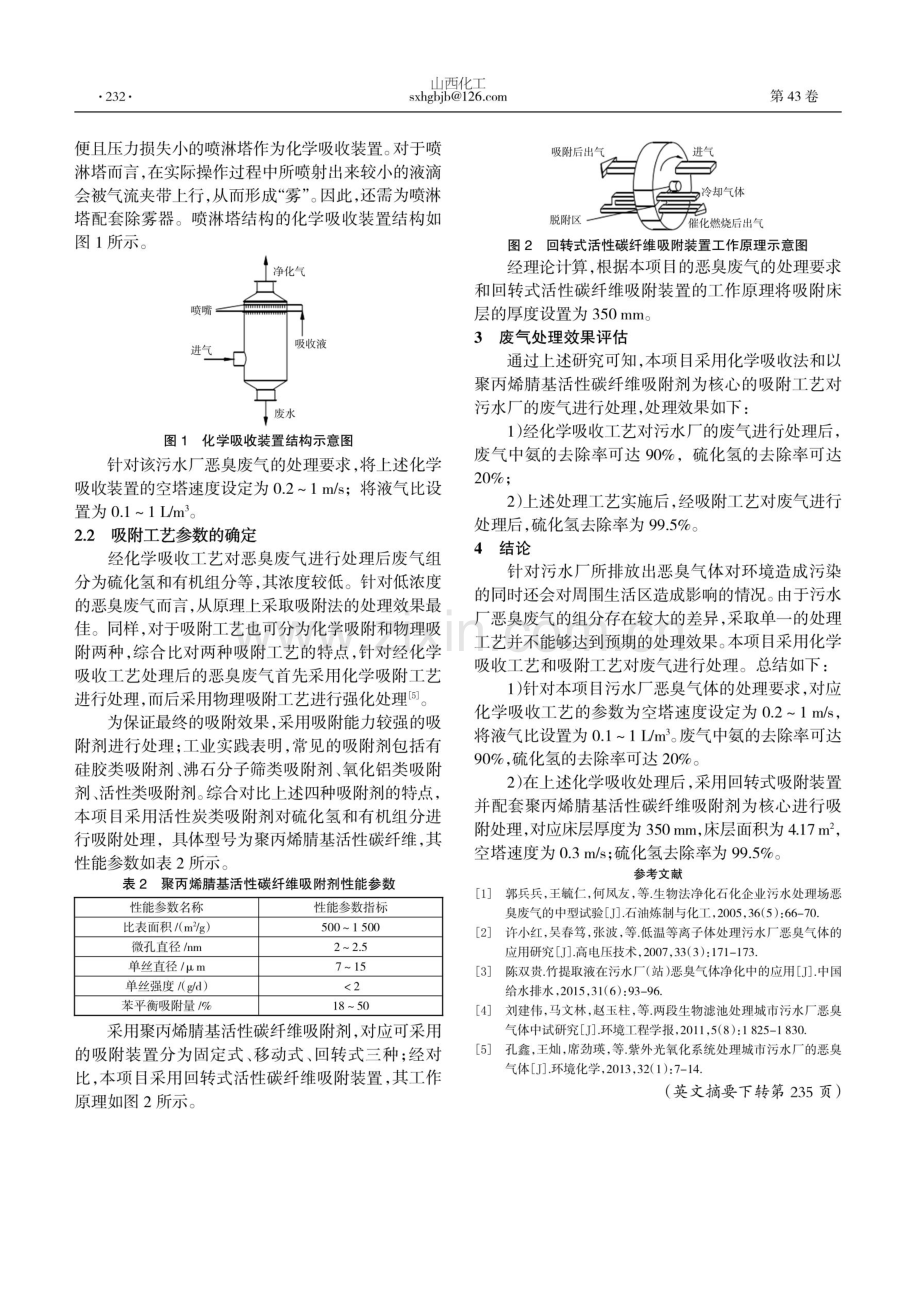 污水厂废气处理工艺的研究与选择.pdf_第2页