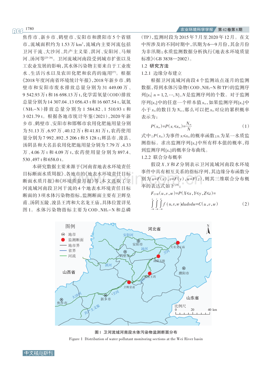 卫河流域河南段不同时期水环境风险评估.pdf_第3页