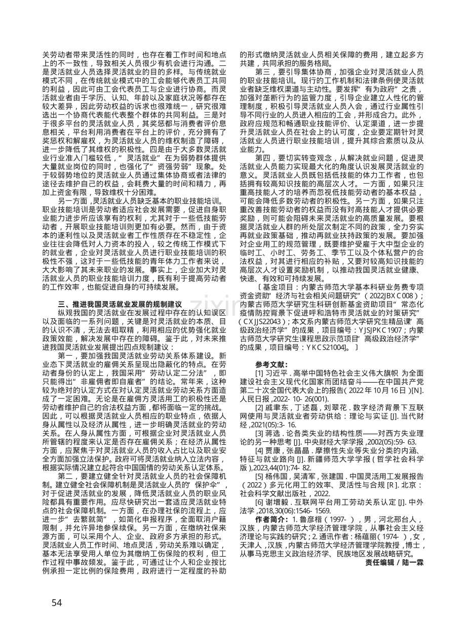 我国灵活就业发展过程中存在的认知误区、主要问题及推进策略.pdf_第3页