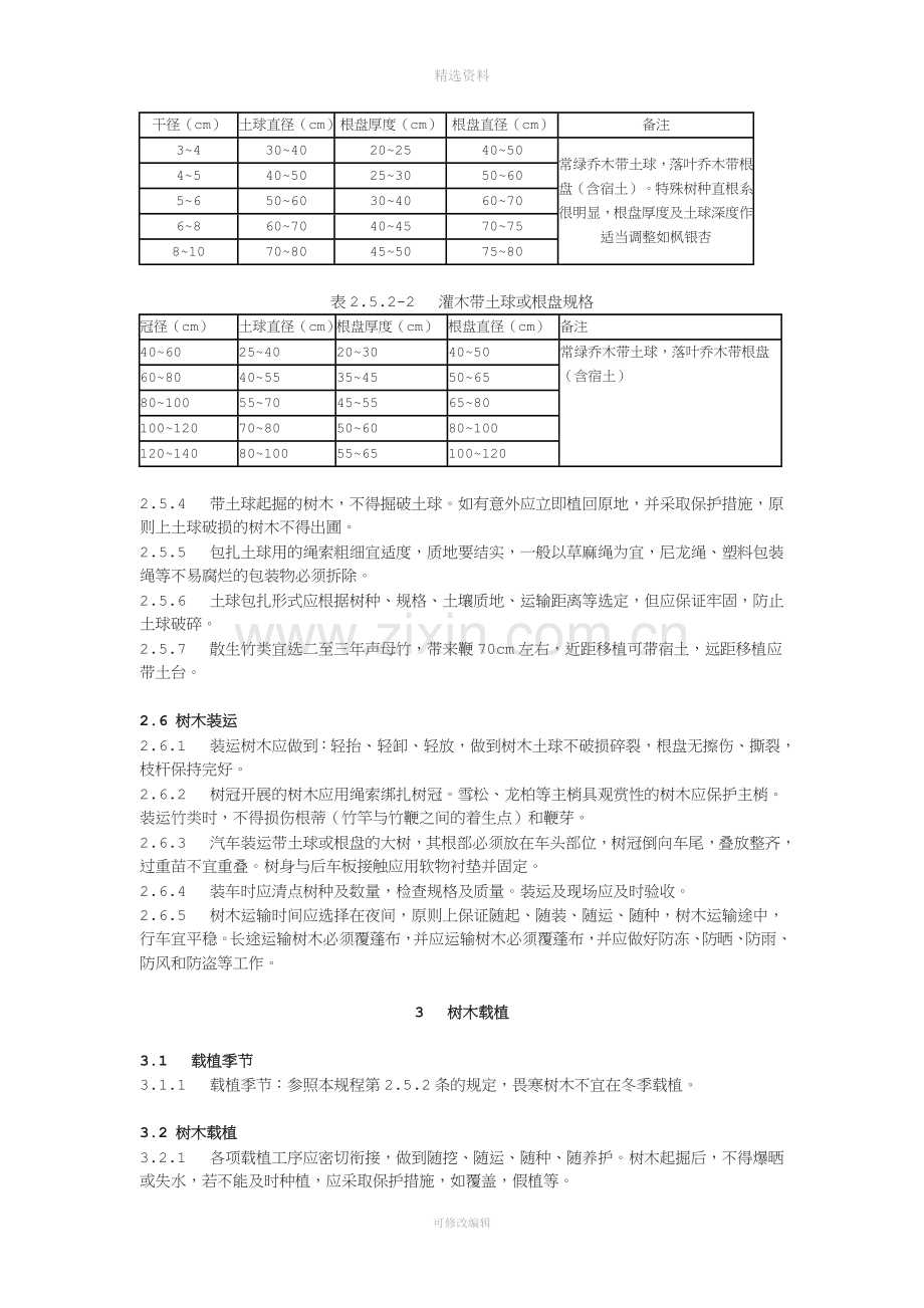 浙江省园林绿化技术规程试行.doc_第3页