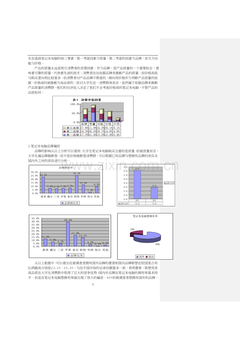 影响大学生笔记本电脑消费行为因素.doc_第2页