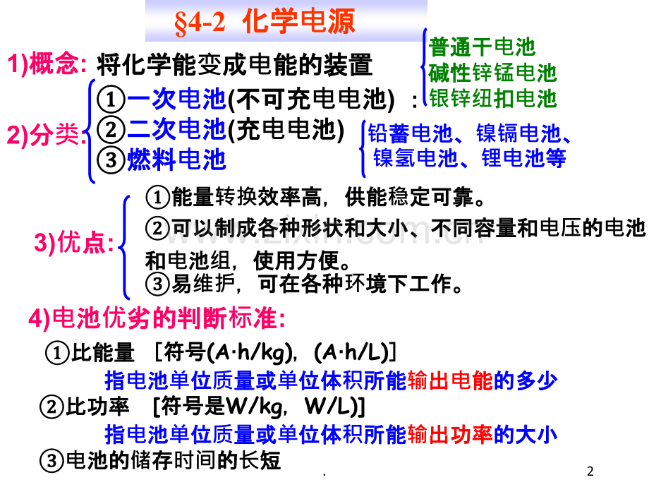 [高二理化生]化学电源PPT课件.ppt_第2页