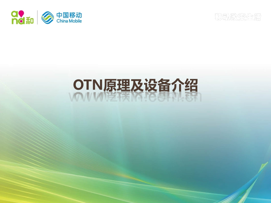 OTN原理及设备介绍.ppt_第1页