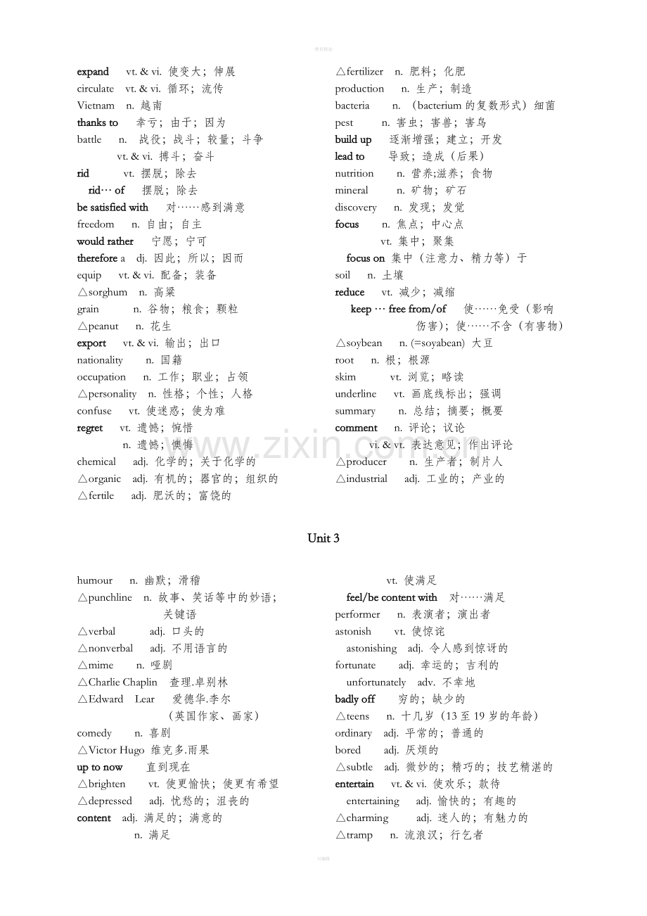 人教版高中英语必修4单词.doc_第2页