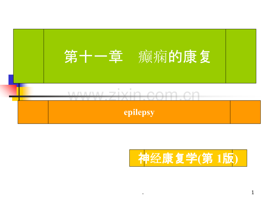 癫痫的康复治疗PPT课件.ppt_第1页