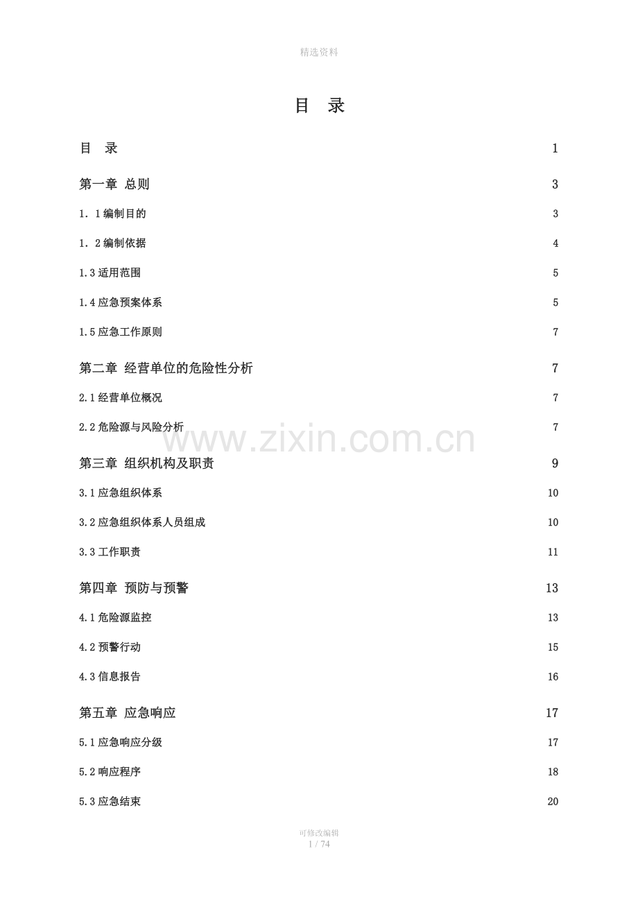 安全生产事故综合应急预案-公司(加气站).doc_第3页