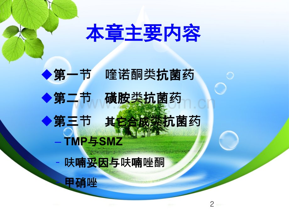 药理学三十七人工合成抗菌药.ppt_第2页