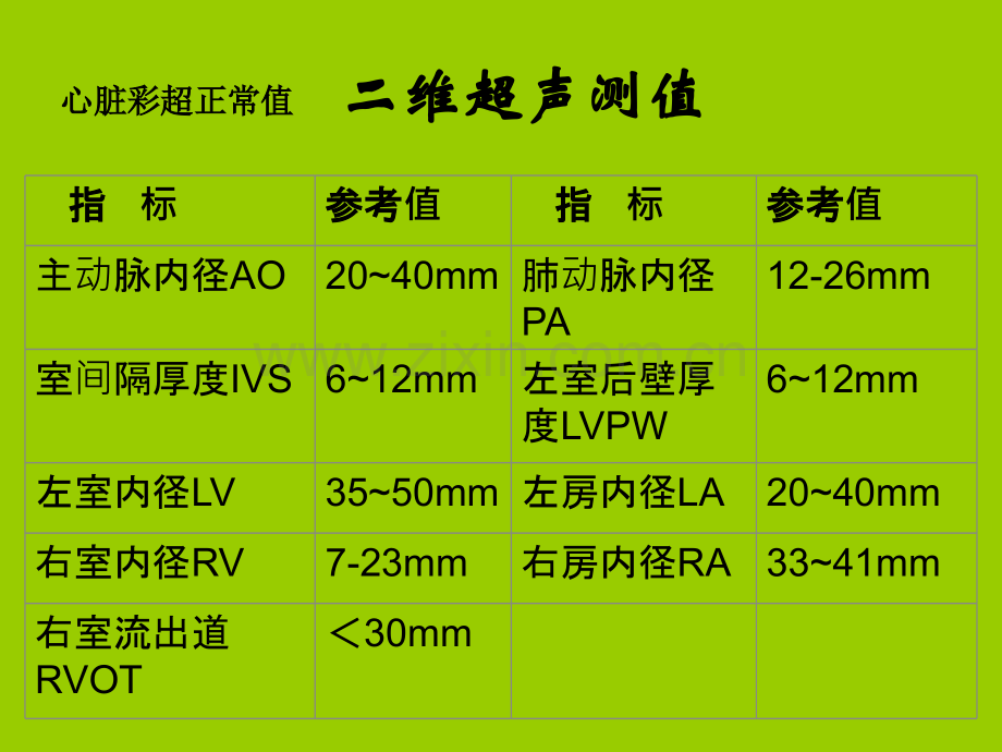 超声心动图的正常值.ppt_第2页