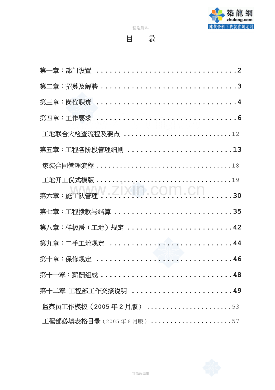 北京某装饰公司工程部管理制度汇编secre.doc_第1页