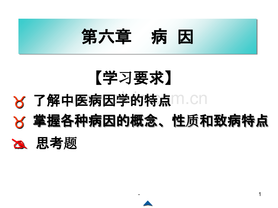 中医基础理论-徐宜兵-第六章病因PPT课件.ppt_第1页