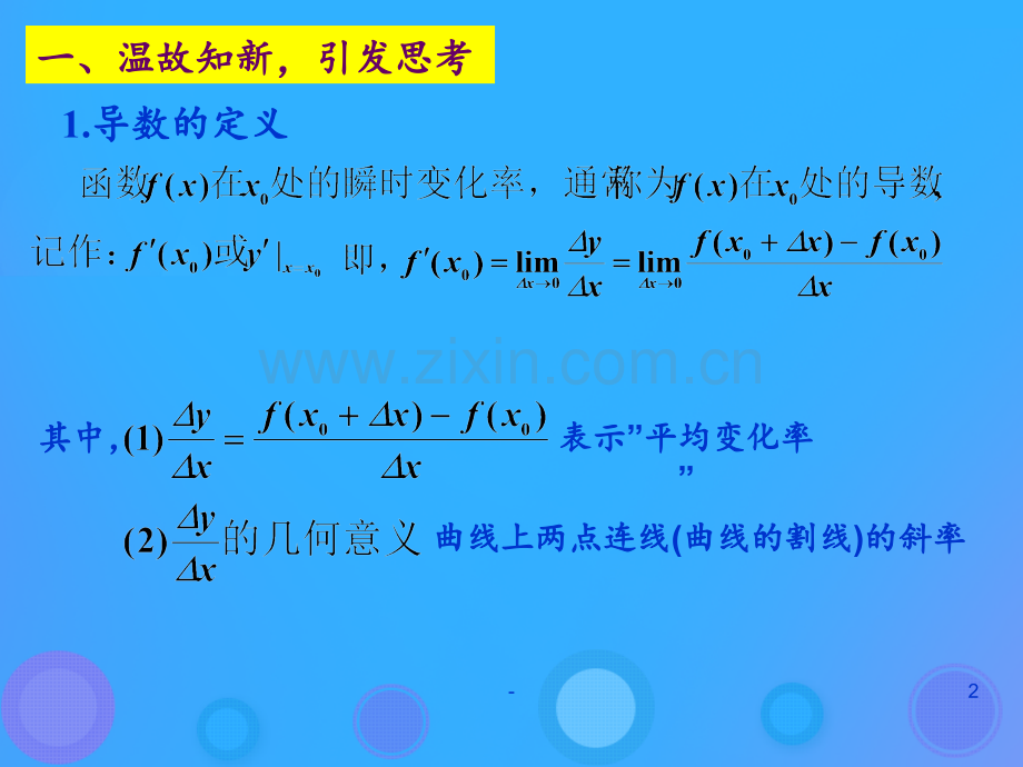 2018年高中数学导数及其应用1.1.3导数的几何意义4新人教B版PPT课件.pptx_第2页