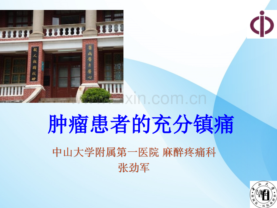 肿瘤痛的充分镇痛.ppt_第1页