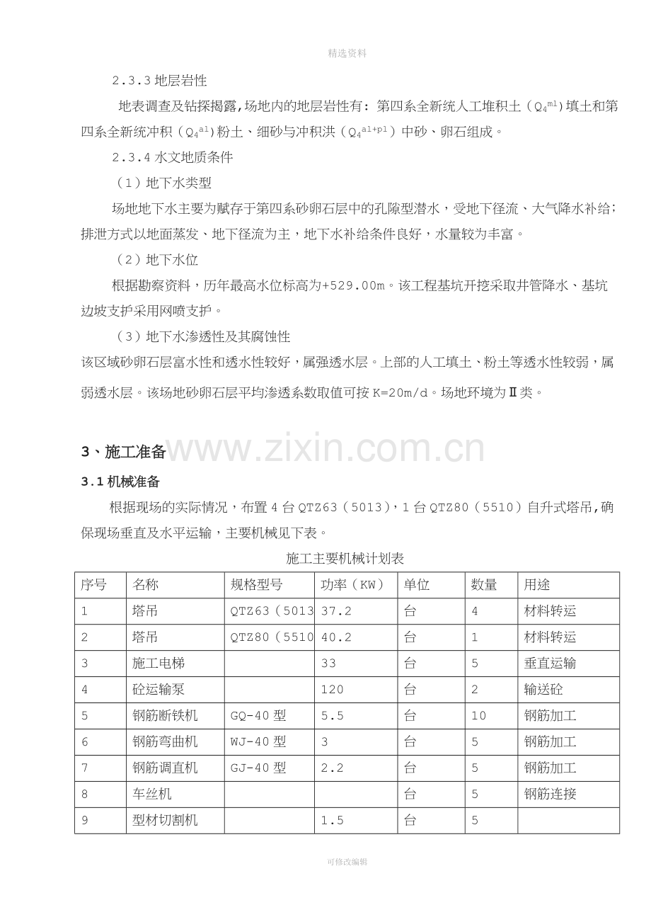 筏板基础大体积砼施工方案.doc_第3页