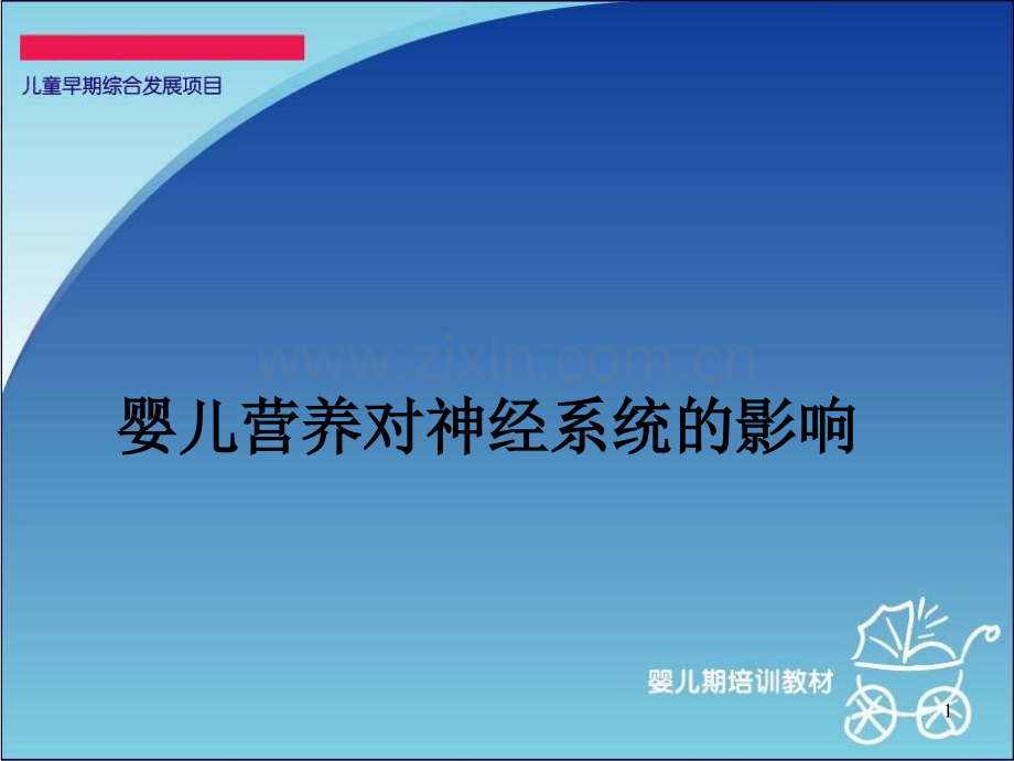 婴儿营养对神经系统的影响PPT课件.ppt_第1页