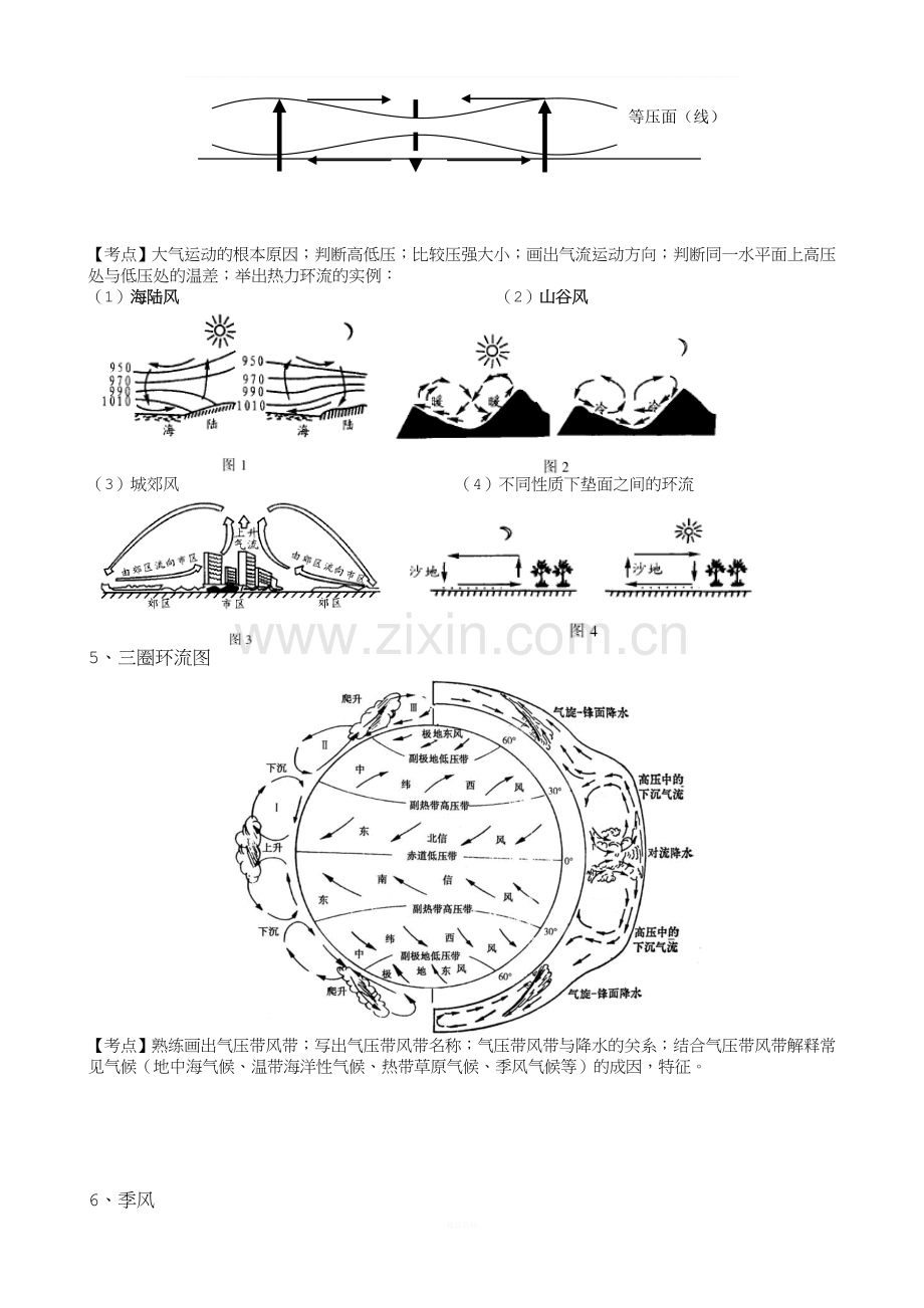 江苏省高二小高考地理学业水平测试最全知识点复习.资料.doc_第2页