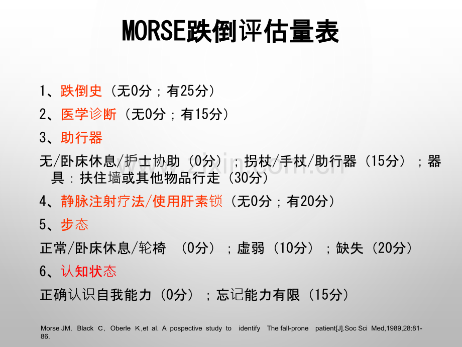 《Morse-跌倒评估量表》的使用PPT课件.pptx_第3页