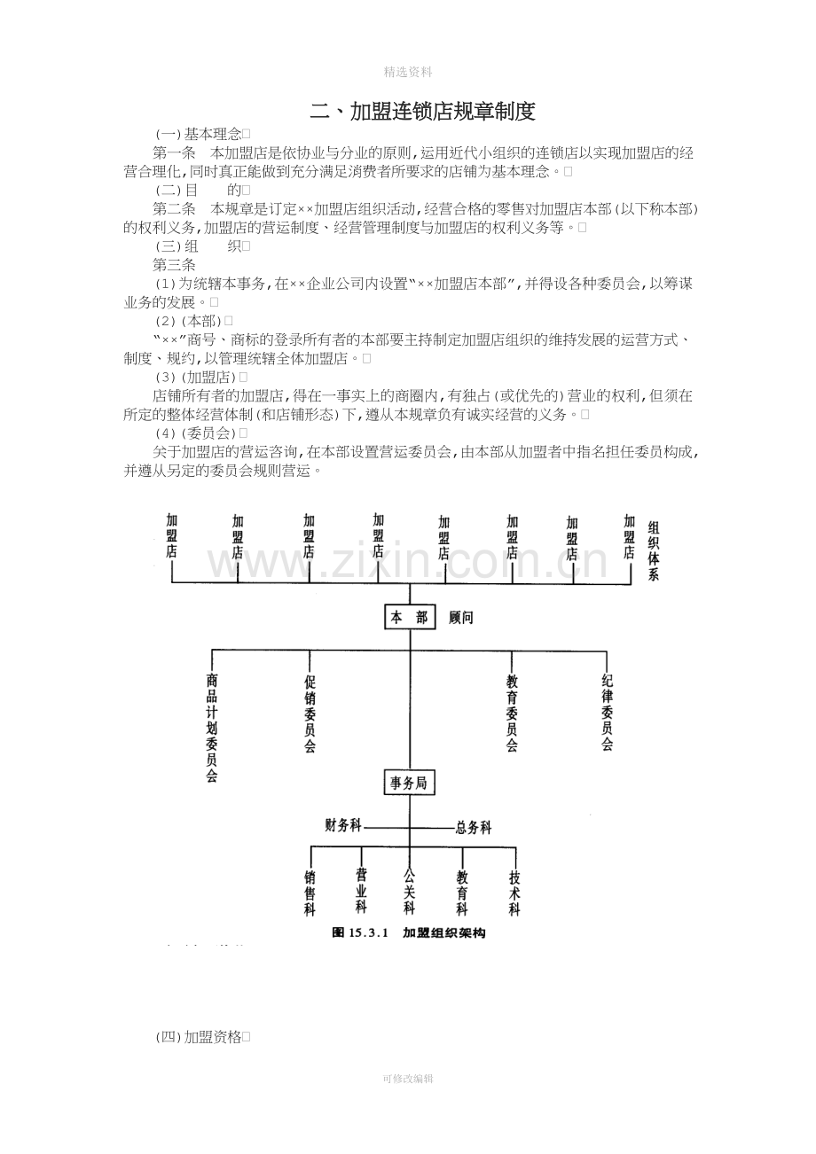 加盟连锁店规章制度.doc_第1页