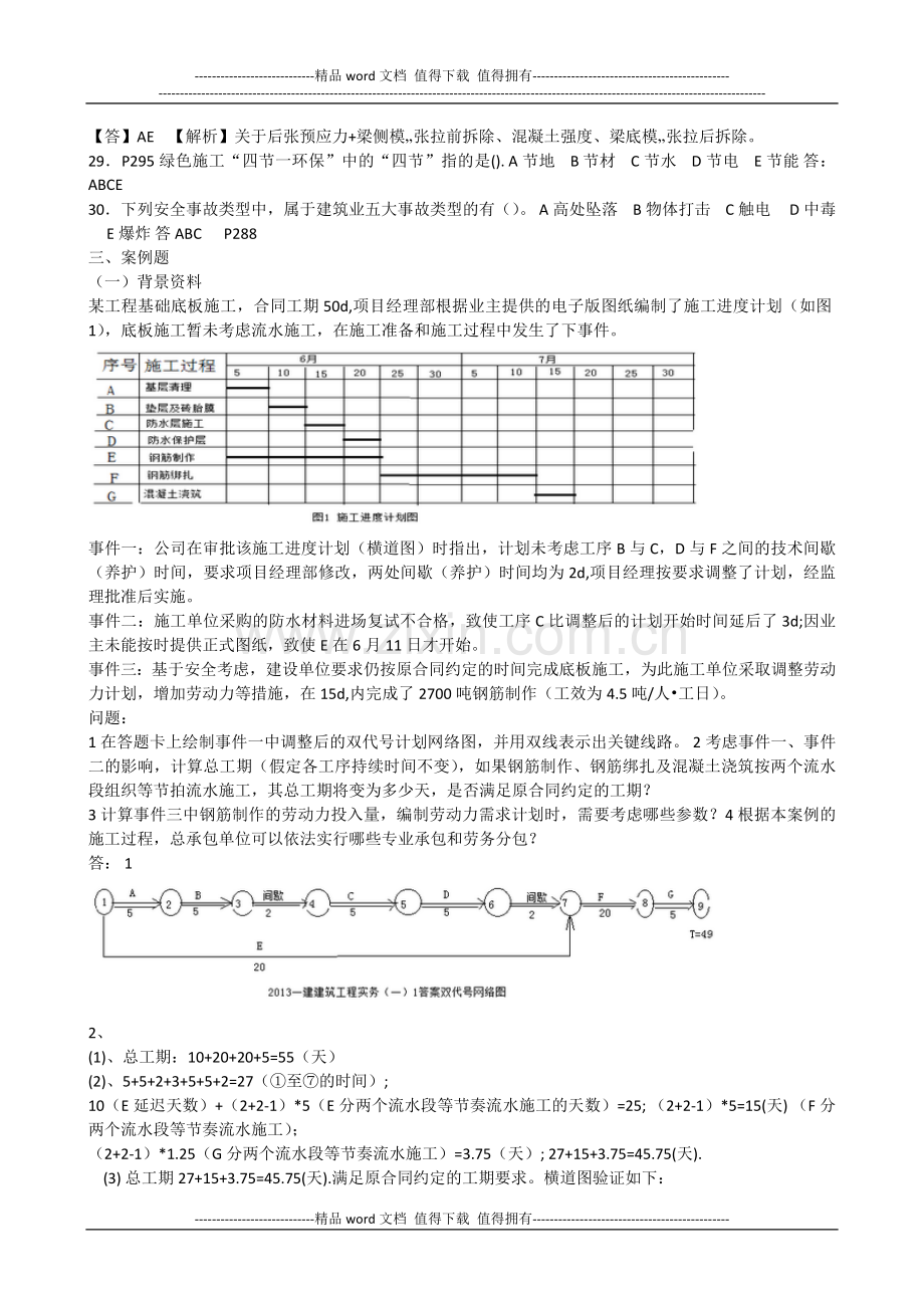 2013年一级建造师《建筑工程管理与实务》真题答案解析.docx_第2页