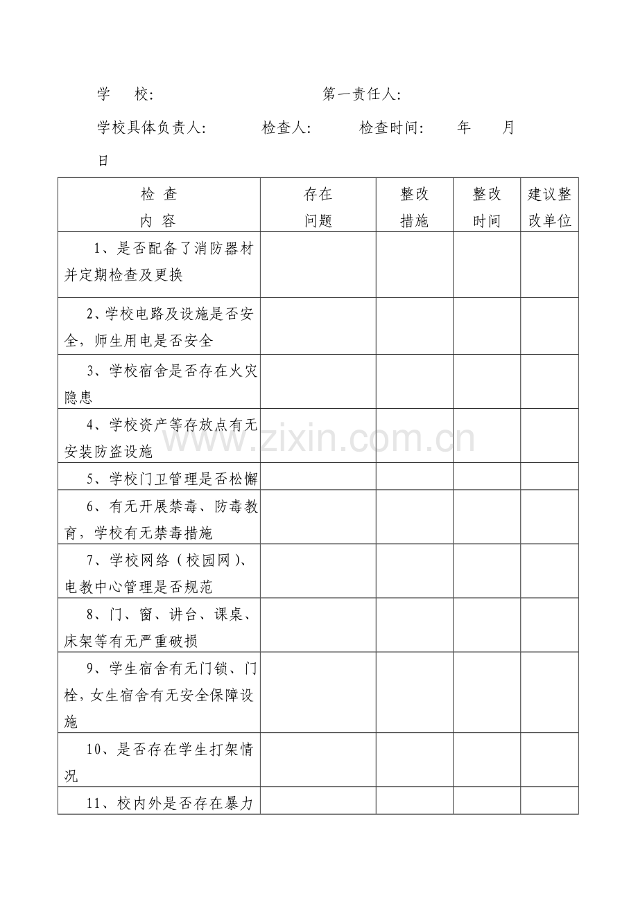 学校安全风险预控管理工作台帐.doc_第3页