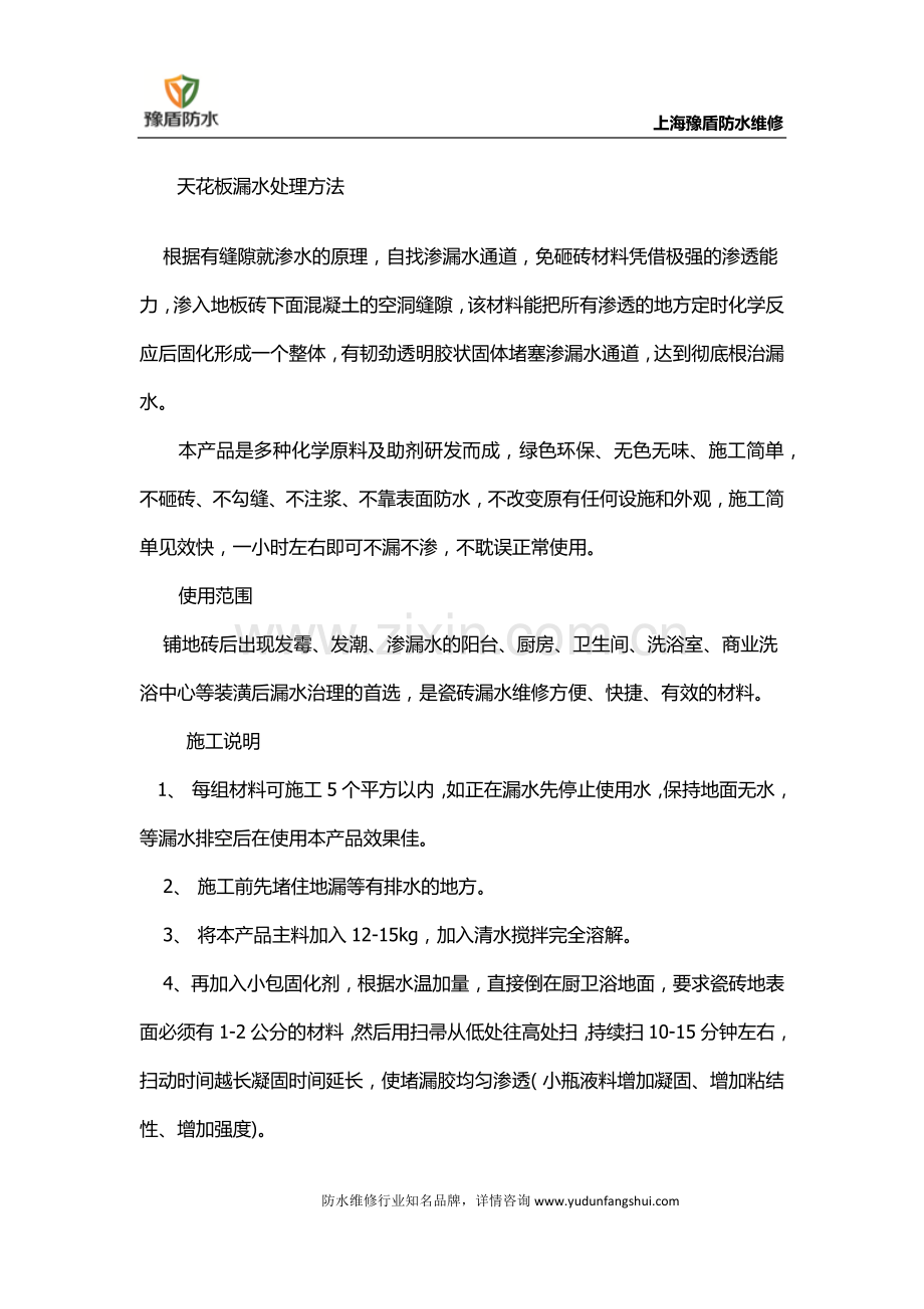 天花板漏水的原因及处理方法.docx_第2页