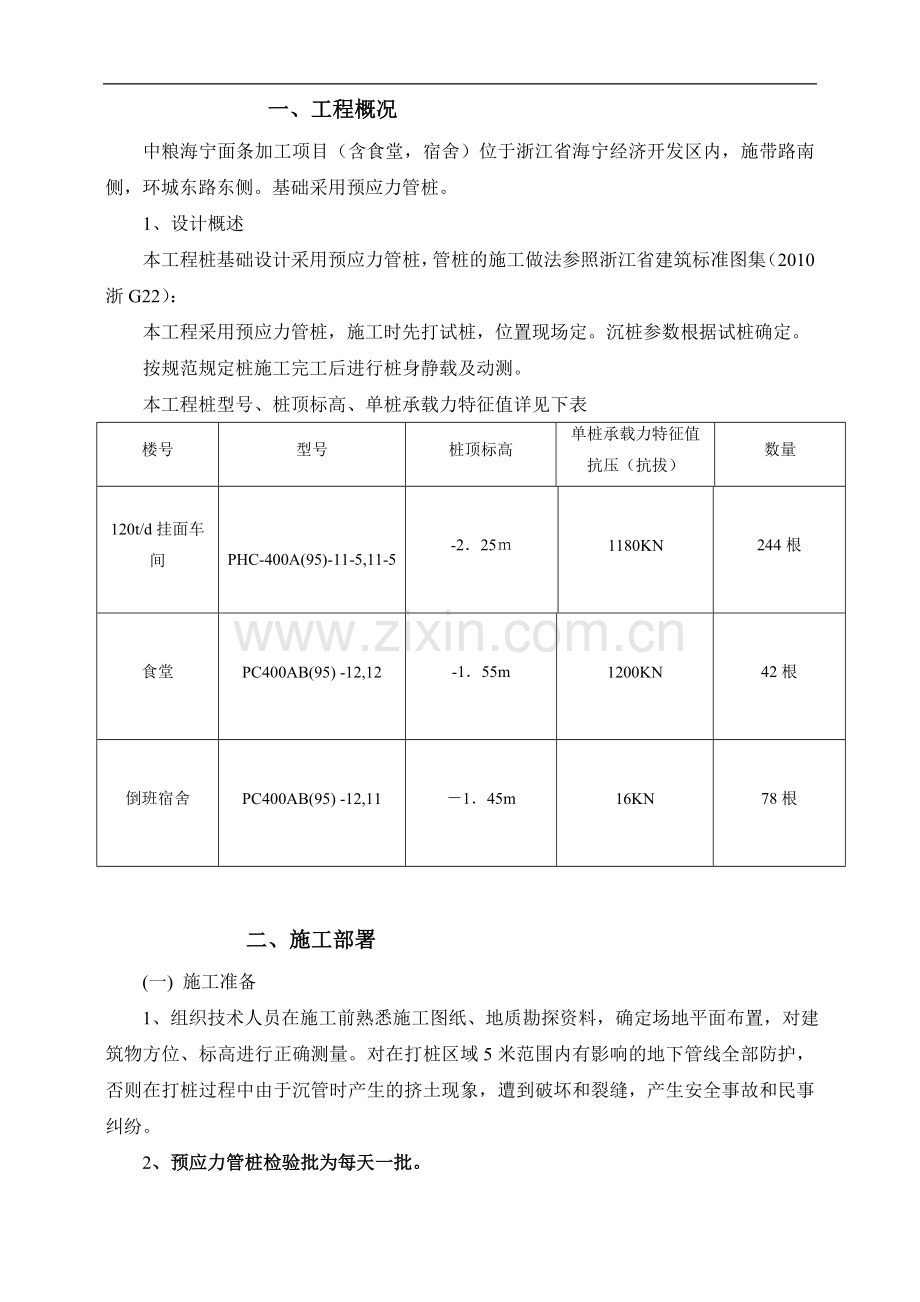 海宁面条加工项目施工组织设计(管桩).doc_第3页