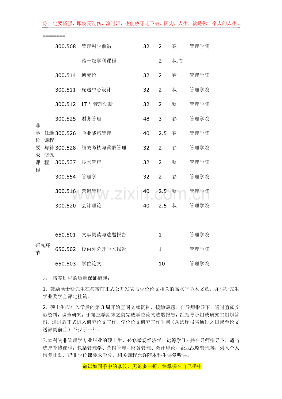 华中科技大学管理科学与工程专业培养方案.doc_第3页