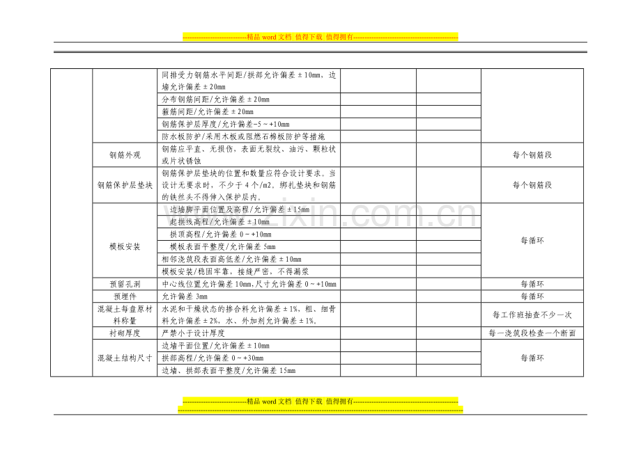 二衬施工现场检查记录表.docx_第3页