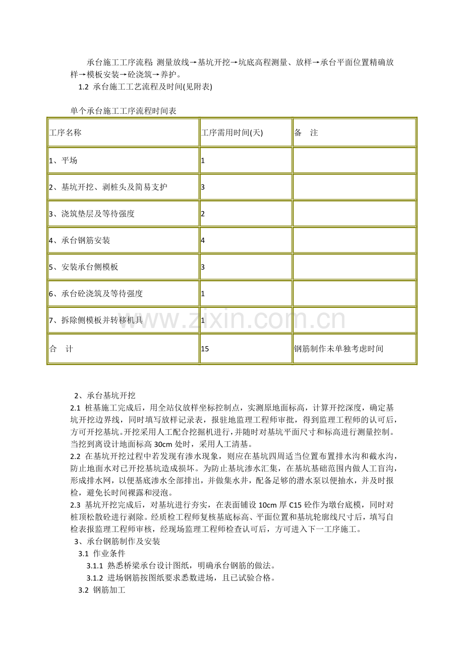 公路桥梁承台施工方案.docx_第2页