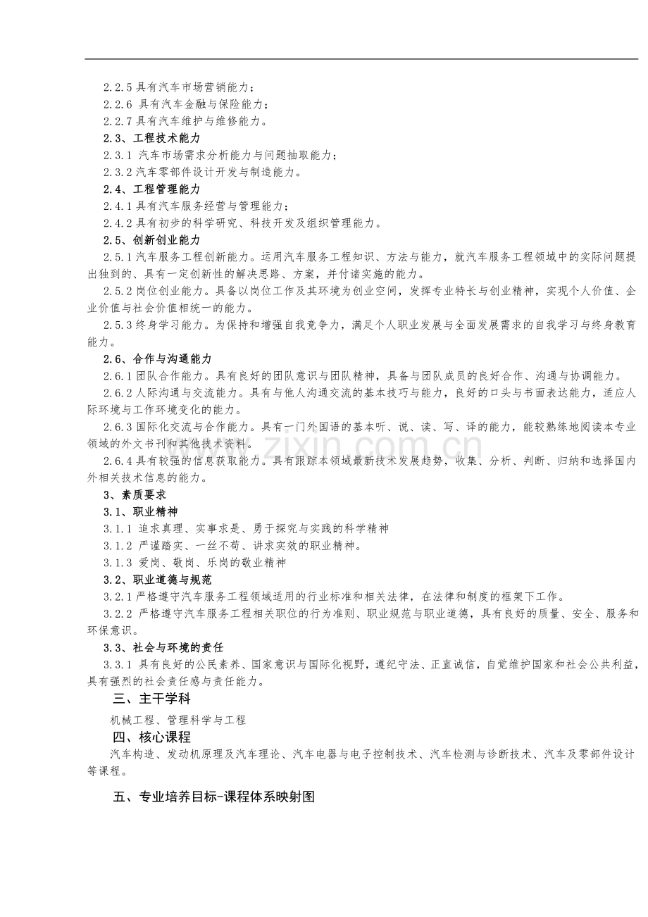 2011级汽车服务工程专业本科培养计划.doc_第2页