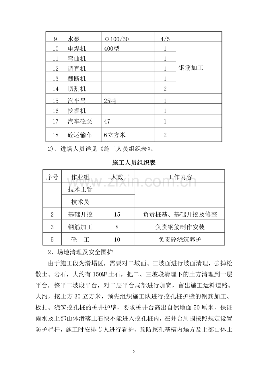 变电所-抗滑桩专项施工技术方案.doc_第2页