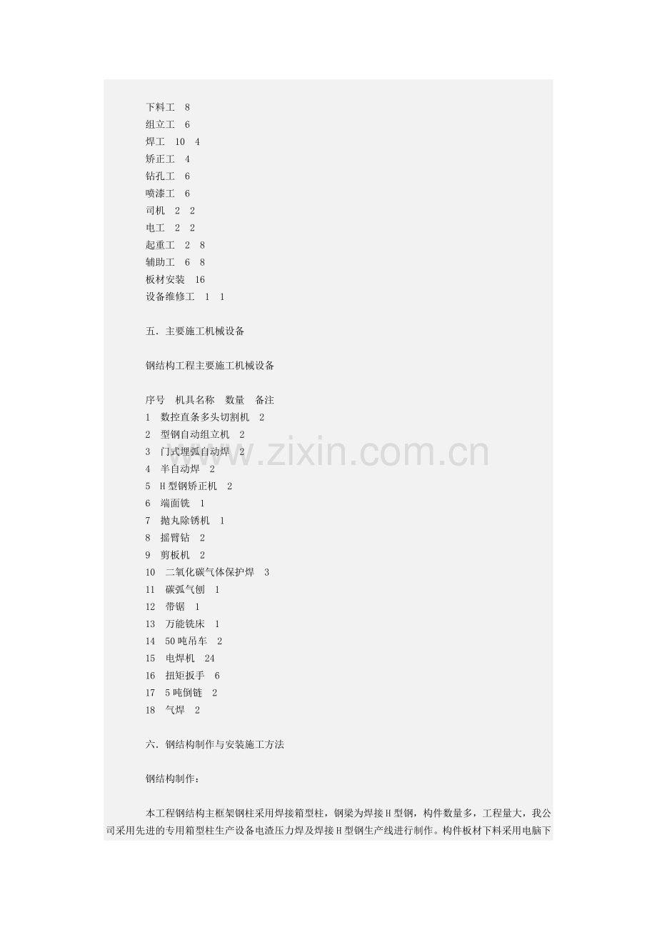 钢结构施工方案(样本).doc_第2页